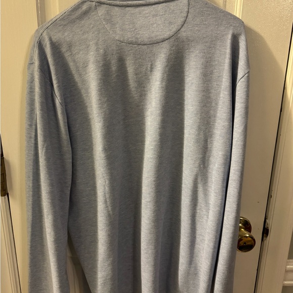 Vineyard Vines Men's Sky Blue Zip-Up Sweater - Picture 4 of 4